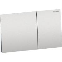 Смывная клавиша Geberit Sigma70, угловая, двойной смыв: Матированный, с легкоочищаемой поверхностью, 25см