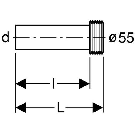 Отвод Geberit 152.434.16.1