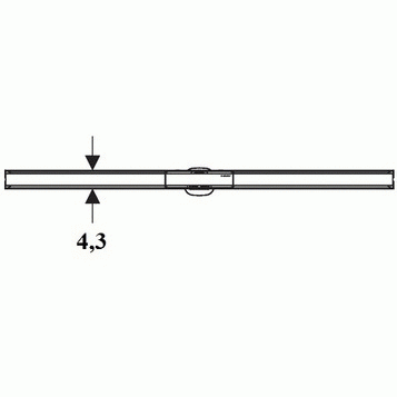 Решетка Geberit CleanLine 154.450.KS.1 полированная нержавеющая сталь
