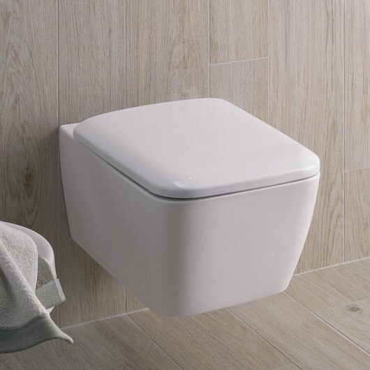 Унитаз подвесной Geberit iCon Square 201950000 безободковый