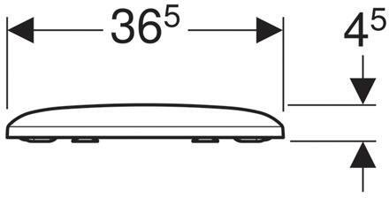 Сиденье для унитаза Geberit iCon Square 500.837.01.1