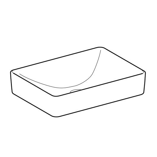 Раковина накладная Geberit VariForm 55x40 500.779.01.2