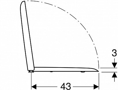 Сиденье для унитаза Geberit iCon Square 500.837.01.1