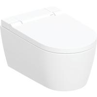 Подвесной унитаз-биде Geberit AquaClean Sela: белый / покрытие KeraTect, Декоративная панель: белый / Высокоглянцевое покрытие