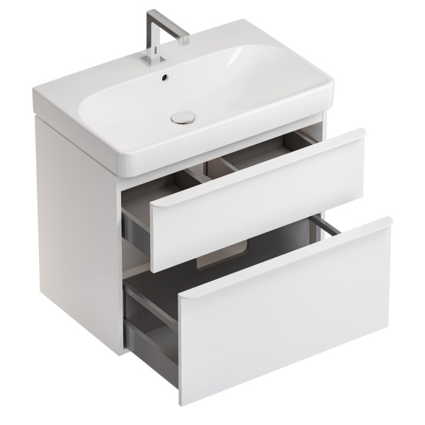 Тумба для комплекта 75 см Geberit Smyle Square 500.353.00.1, белый