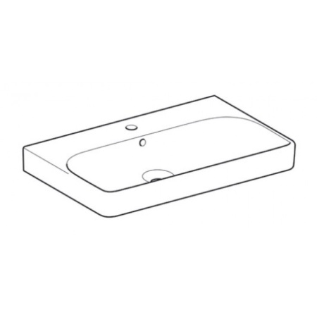 Раковина Geberit Smyle Square 75x48 500.249.01.1