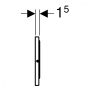 Смывная клавиша Geberit Sigma 10 115.758.JT.5 (не остаются отпечатки пальцев)
