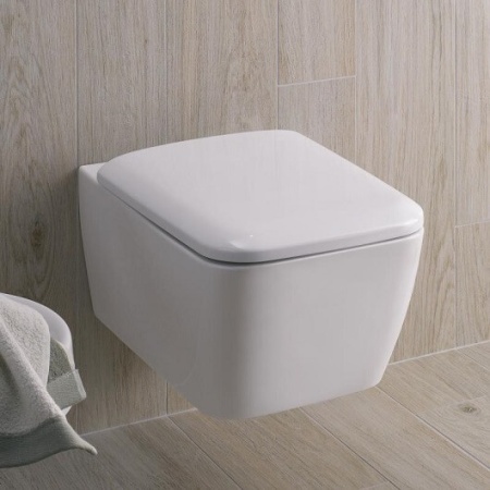 Унитаз подвесной Geberit iCon Square 201950000 безободковый