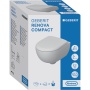 Унитаз подвесной Geberit Renova Compact 500.803.00.1 безободковый с сиденьем микролифт