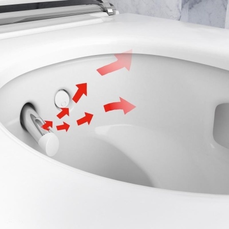 Унитаз-биде подвесной Geberit AquaClean Mera Comfort 146.214.11.1 панель белая