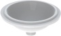 Раковина встраиваемая Geberit VariForm 40.5x40.5 500.746.01.2