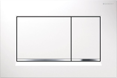 Смывная клавиша Geberit Sigma 30 115.883.KJ.1 белый, хром глянец