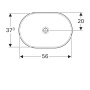 Раковина 60 см Geberit VariForm 500.730.01.2