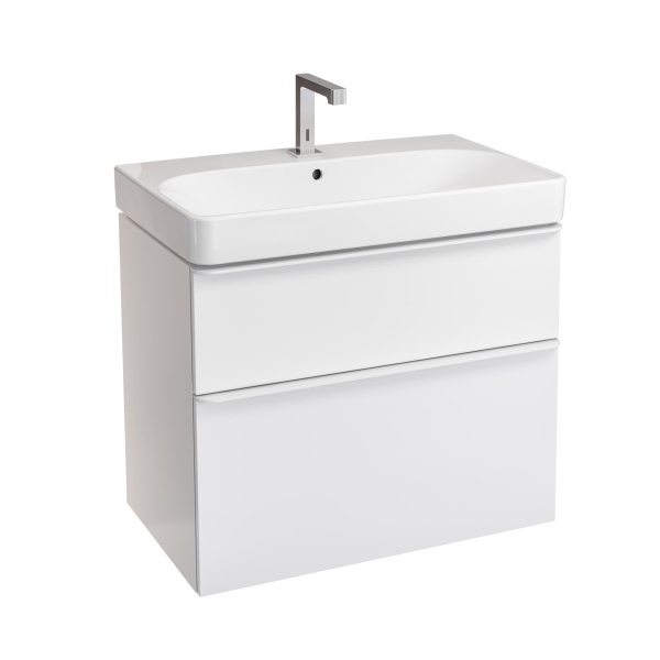 Тумба для комплекта 75 см Geberit Smyle Square 500.353.00.1, белый