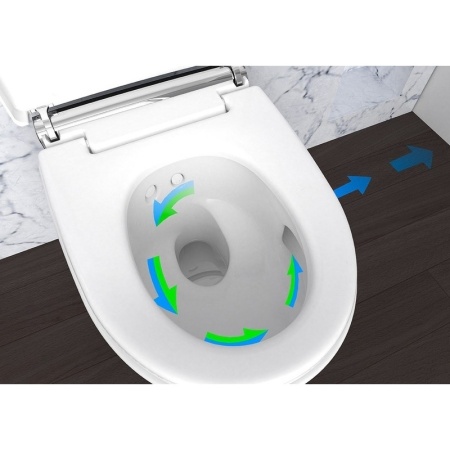 Унитаз-биде подвесной Geberit AquaClean Mera Comfort 146.214.11.1 панель белая