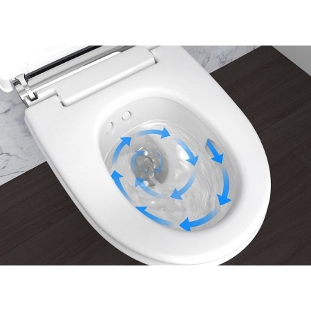 Унитаз-биде подвесной Geberit AquaClean Mera Comfort 146.214.11.1 панель белая