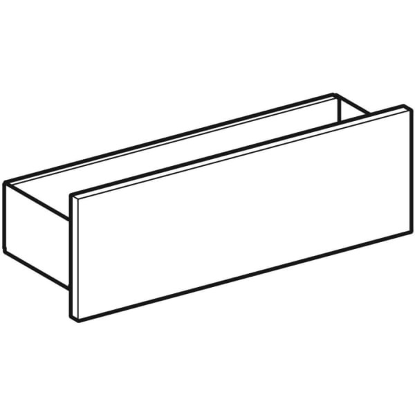 Настенная полка 45 см Geberit Smyle Square 500.362.00.1, белый/темно-серый