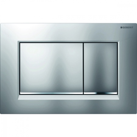Смывная клавиша Geberit Sigma 30 115.883.JQ.1 хром матовый (не остаются отпечатки пальцев)
