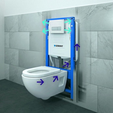 Cмывная клавиша Geberit Sigma 40 115.600.KR.1 со встроенной системой удаления запахов