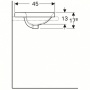 Раковина 55 см Geberit VariForm 500.720.01.2