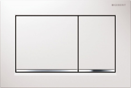 Смывная клавиша Geberit Omega 30 115.080.KJ.1 белый, хром глянец