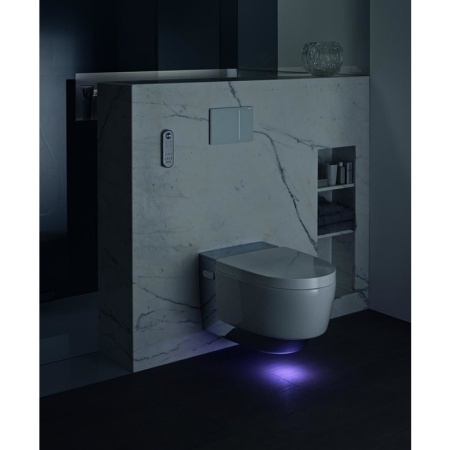 Унитаз-биде подвесной Geberit AquaClean Mera Comfort 146.214.11.1 панель белая
