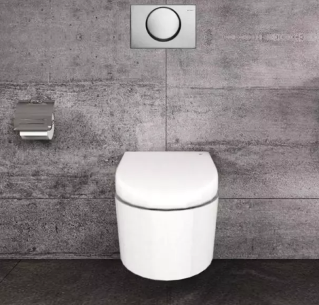 Клавиша Geberit Delta 10, старт/стоп, нержавеющая сталь, 115.108.00.1