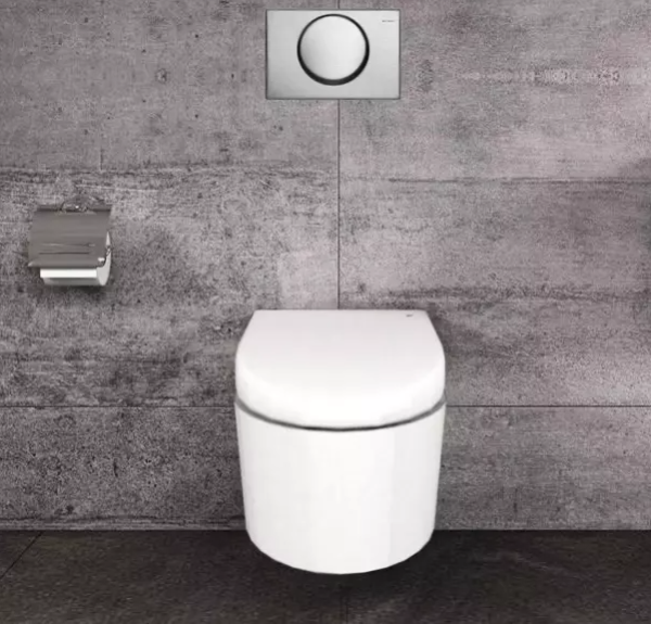 Клавиша Geberit Delta 10, старт/стоп, нержавеющая сталь, 115.108.00.1