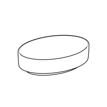 Раковина накладная Geberit VariForm 55x40 500.771.01.2